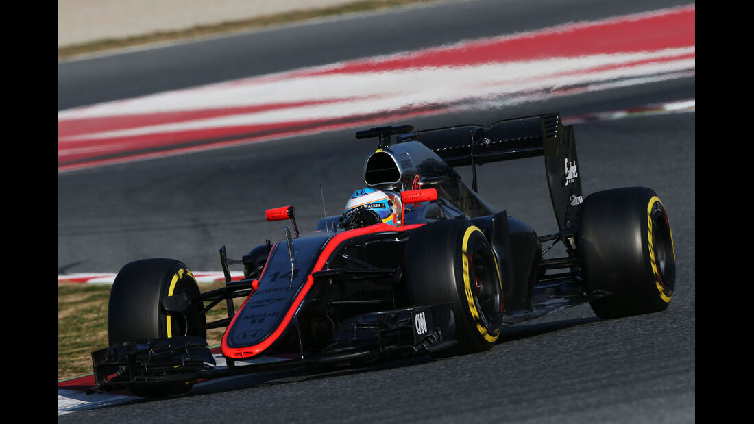 Fernando Alonso  - McLaren - Formel 1-Test - Barcelona - 20. Februar 2015
