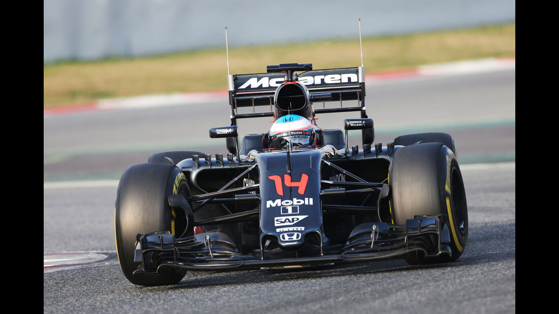 Fernando Alonso - McLaren - Formel 1-Test - Barcelona - 25. Februar 2016