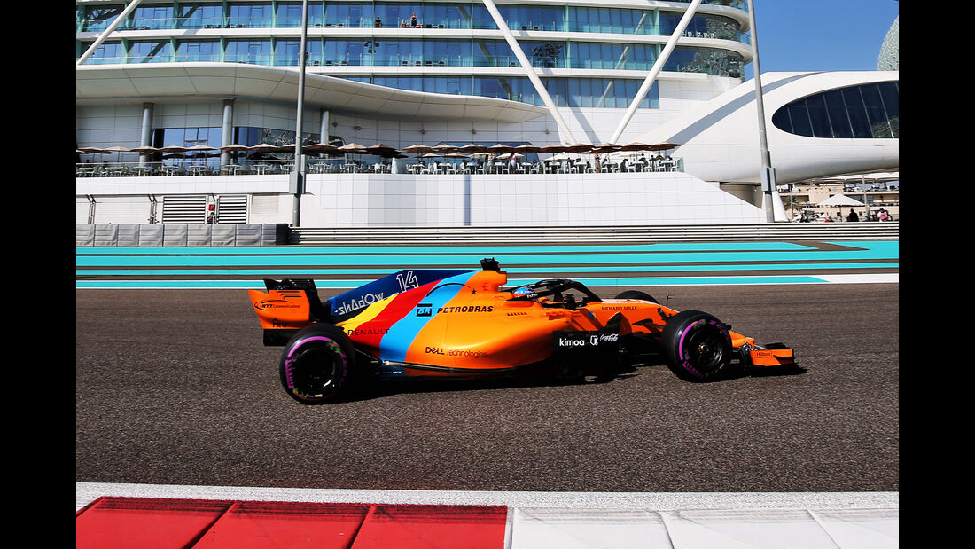 Fernando Alonso - McLaren - GP Abu Dhabi - Formel 1 - 23. November 2018