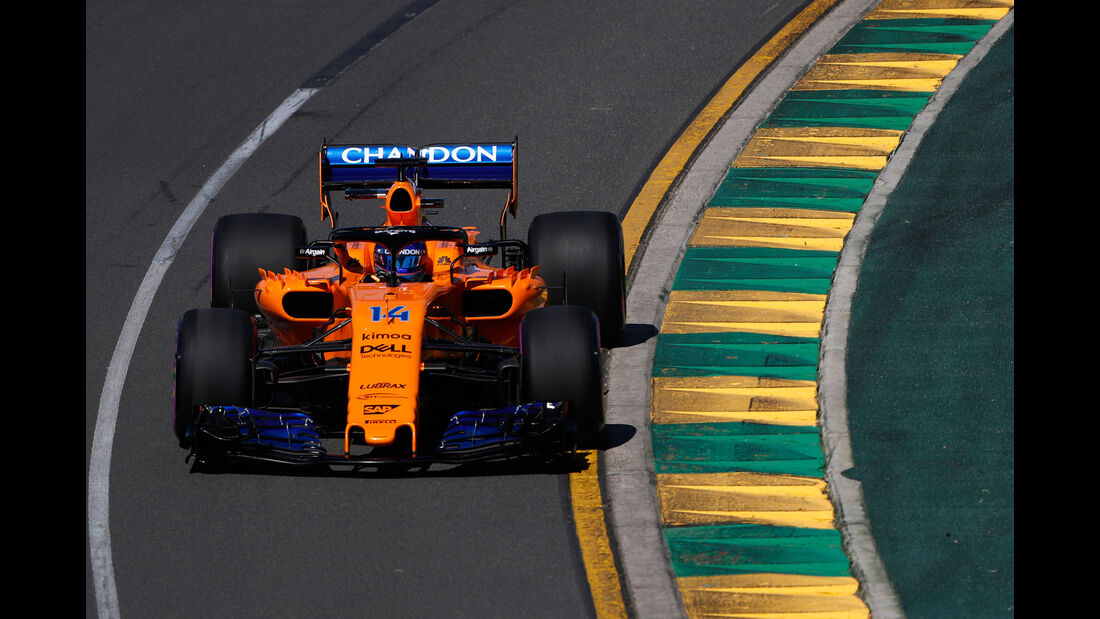 Fernando Alonso - McLaren - GP Australien 2018 - Melbourne - Albert Park - Freitag - 23.3.2018