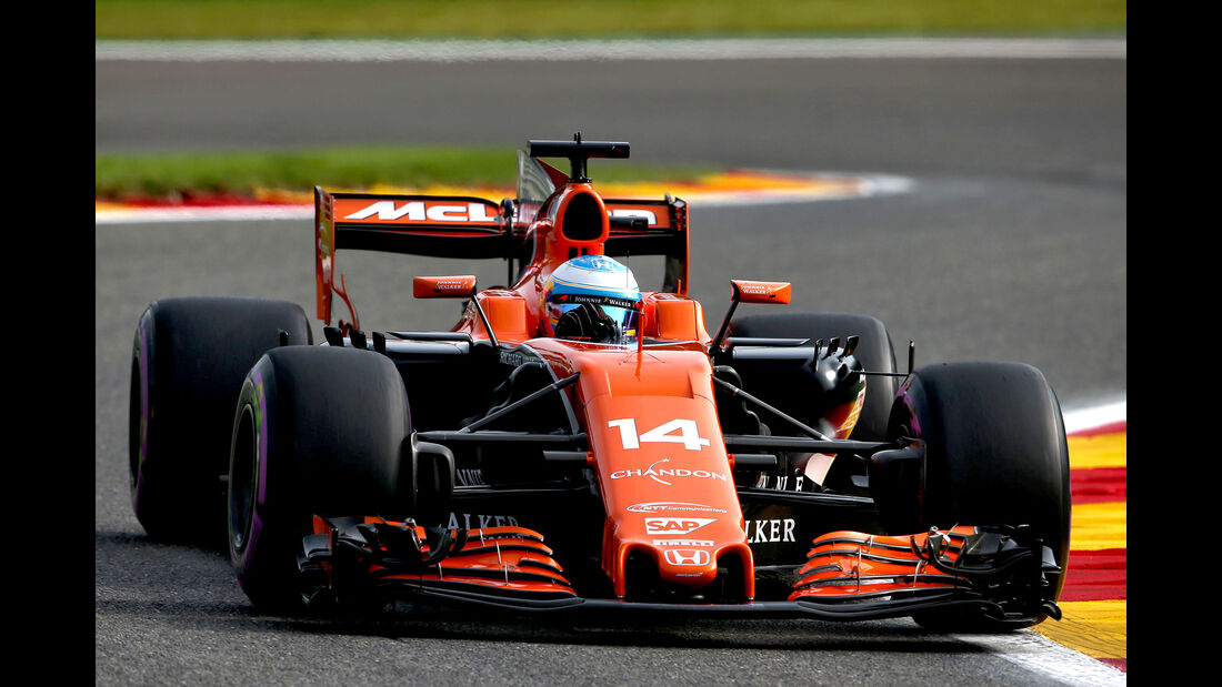 Fernando Alonso - McLaren - GP Belgien - Spa-Francorchamps - Formel 1 - 25. August 2017