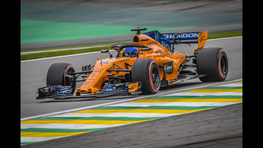 Fernando Alonso - McLaren - GP Brasilien - Interlagos - Formel 1 - Samstag - 10.11.2018