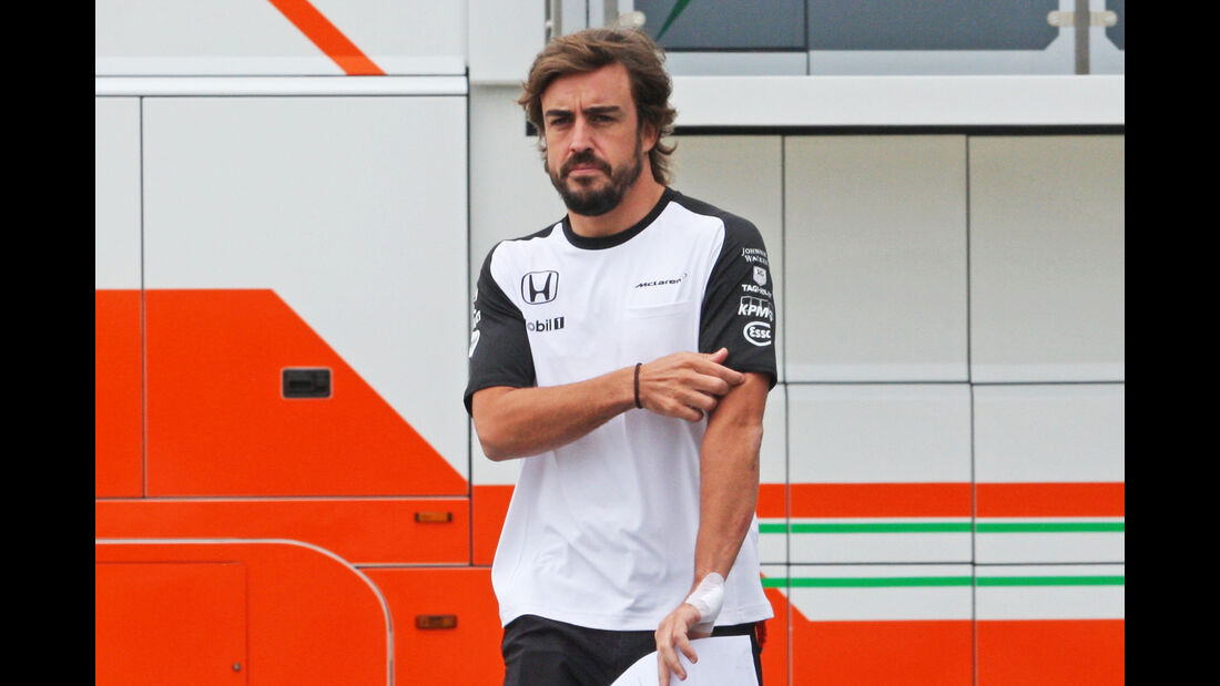 Fernando Alonso - McLaren - GP England - Silverstone - Donnerstag - 2.7.2015