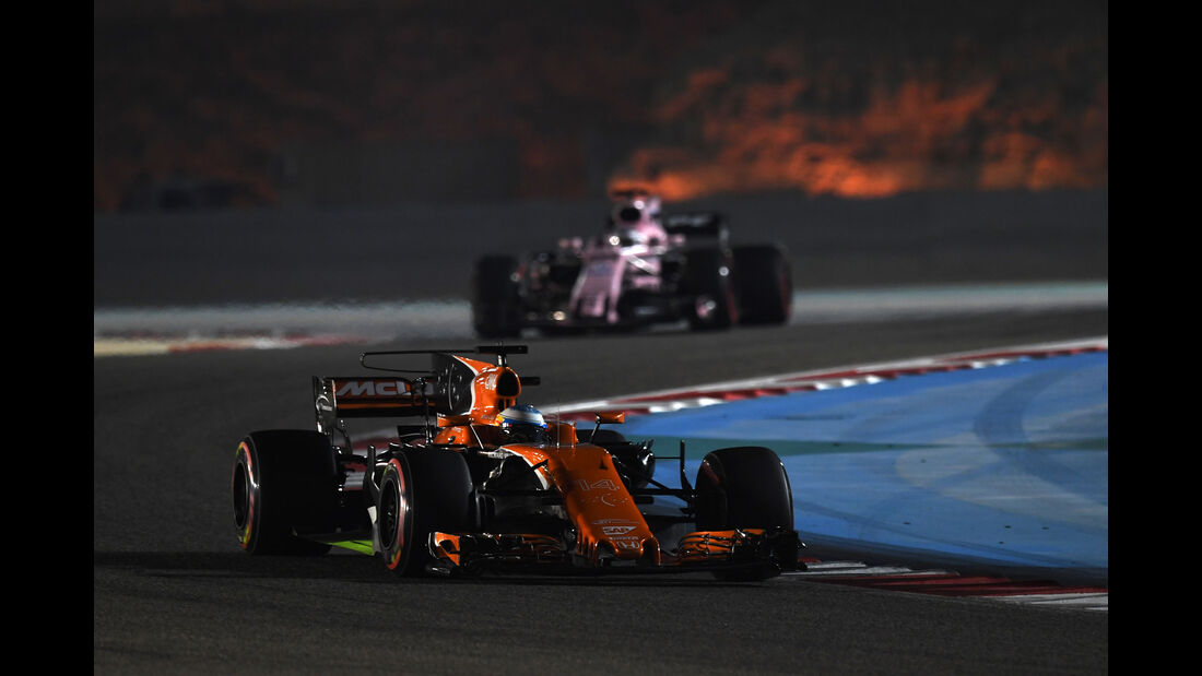 Fernando Alonso - McLaren-Honda - Formel 1 - GP Bahrain - Sakhir - Training - Freitag - 14.4.2017