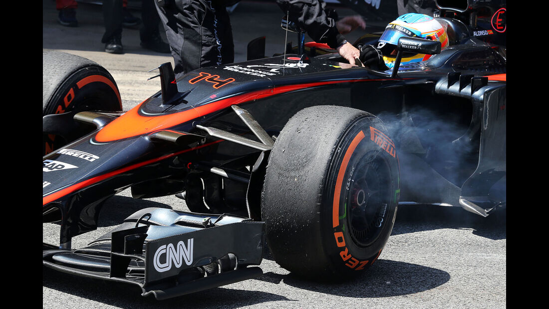 Fernando Alonso - McLaren-Honda - GP Spanien 2015 - Rennen - Sonntag - 10.5.2015