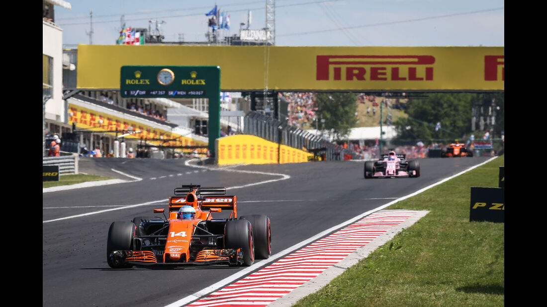 Fernando Alonso - McLaren-Honda - GP Ungarn 2017 - Budapest - Rennen 