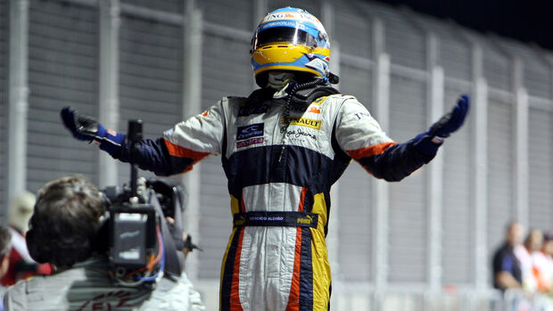 Fernando Alonso - Renault - GP Singapur 2008 - Singapur