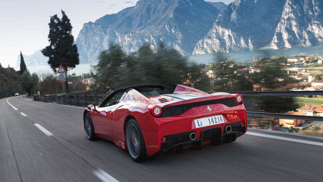 Ferrai 458 Speciale A, Heckansicht