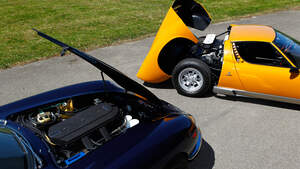 Ferrari 275 GTB/4, Lamborghini Miura P 400, Motoren