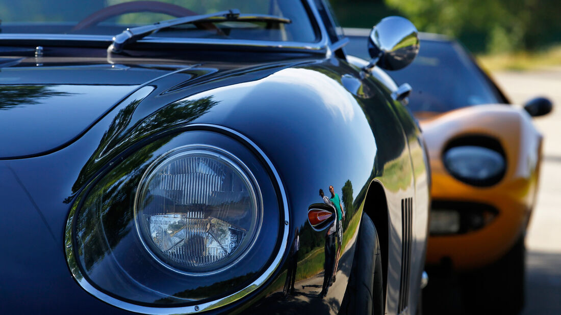 Ferrari 275 GTB/4, Lamborghini Miura P 400, Scheinwerfer