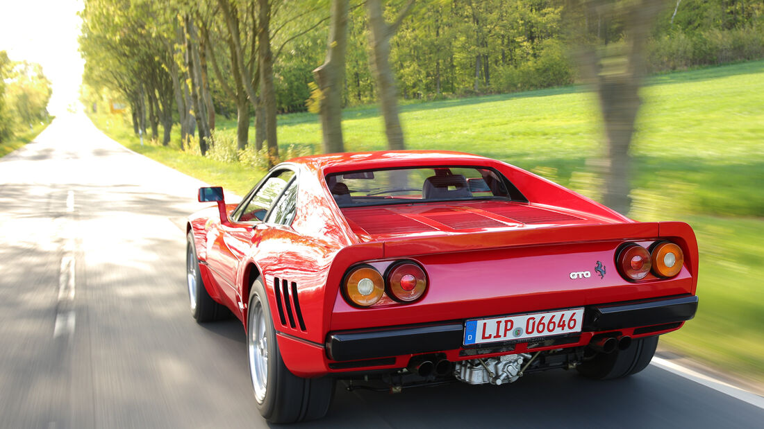 Ferrari 288 GTO, Heckansicht