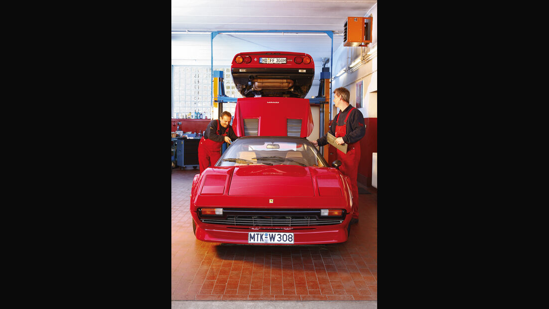 Ferrari 308 GTB, Frontansicht