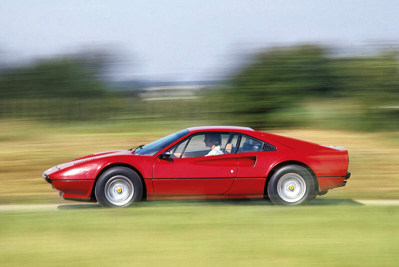 Ferrari 308 GTB, Seitenansicht