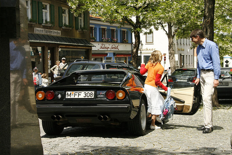 Ferrari 308 GTS, Heckansicht