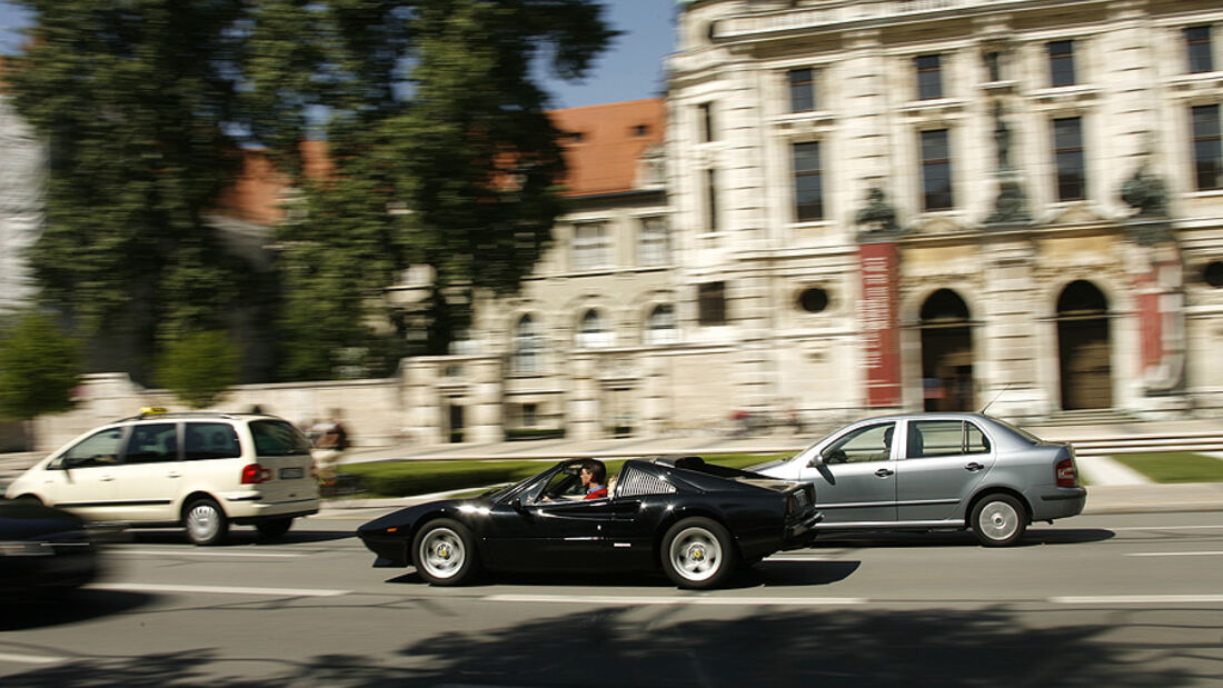 Ferrari 308 GTS, Seitenansicht