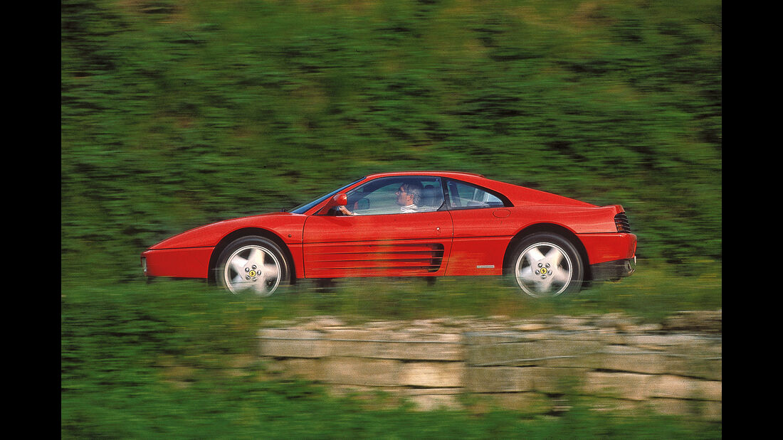 Ferrari 348 tb, Seitenansicht