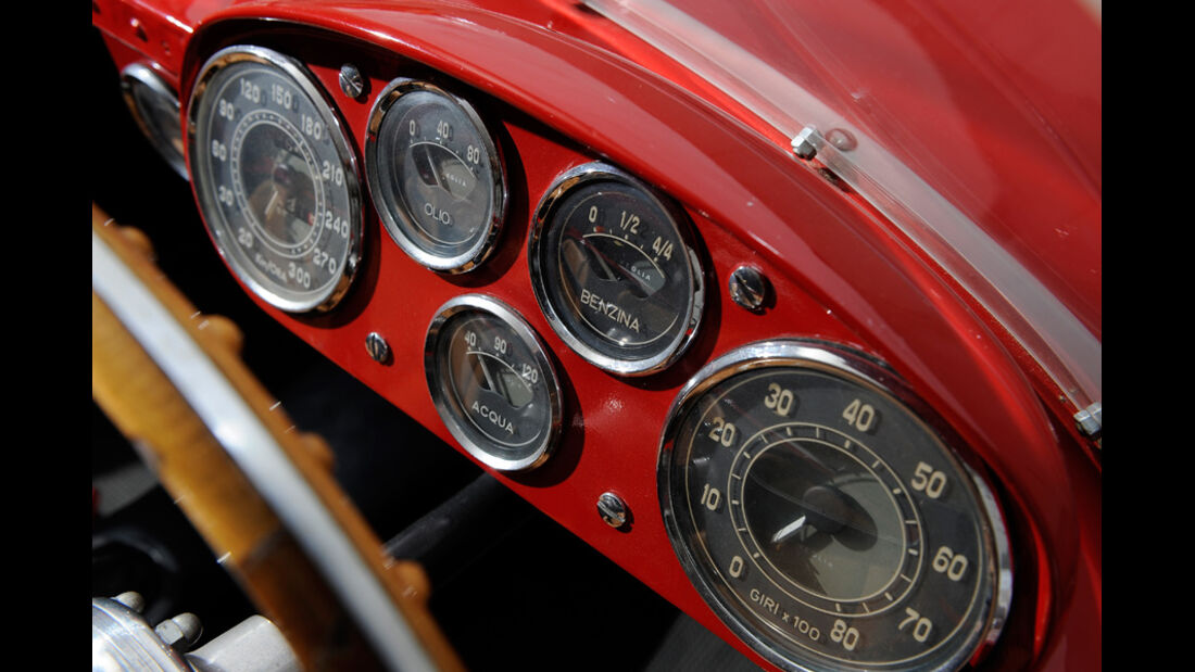 Ferrari 375 MM Spider, Detail, Anzeigeinstrumente