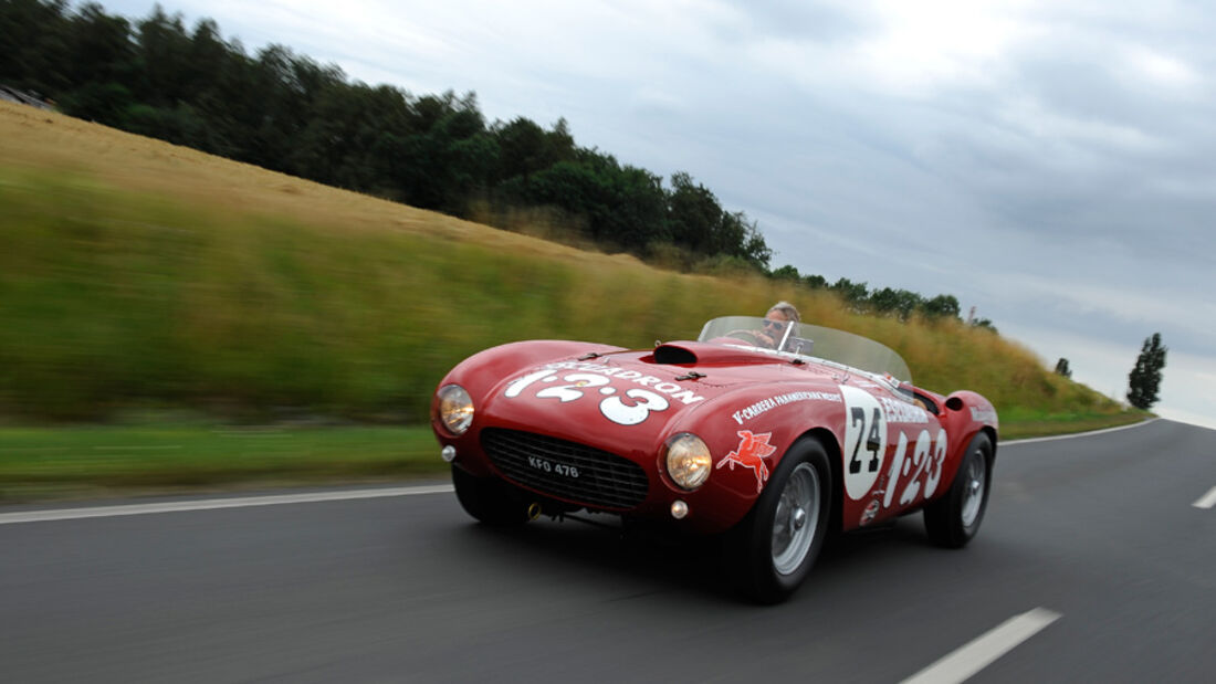 Ferrari 375 MM Spider, Front, Ausfahrt