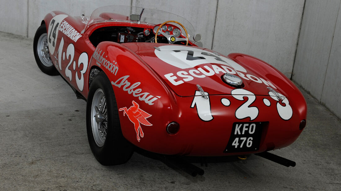 Ferrari 375 MM Spider, Heck, Rückansicht