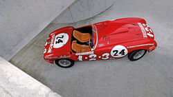 Ferrari 375 MM Spider, von oben, Seitenansicht