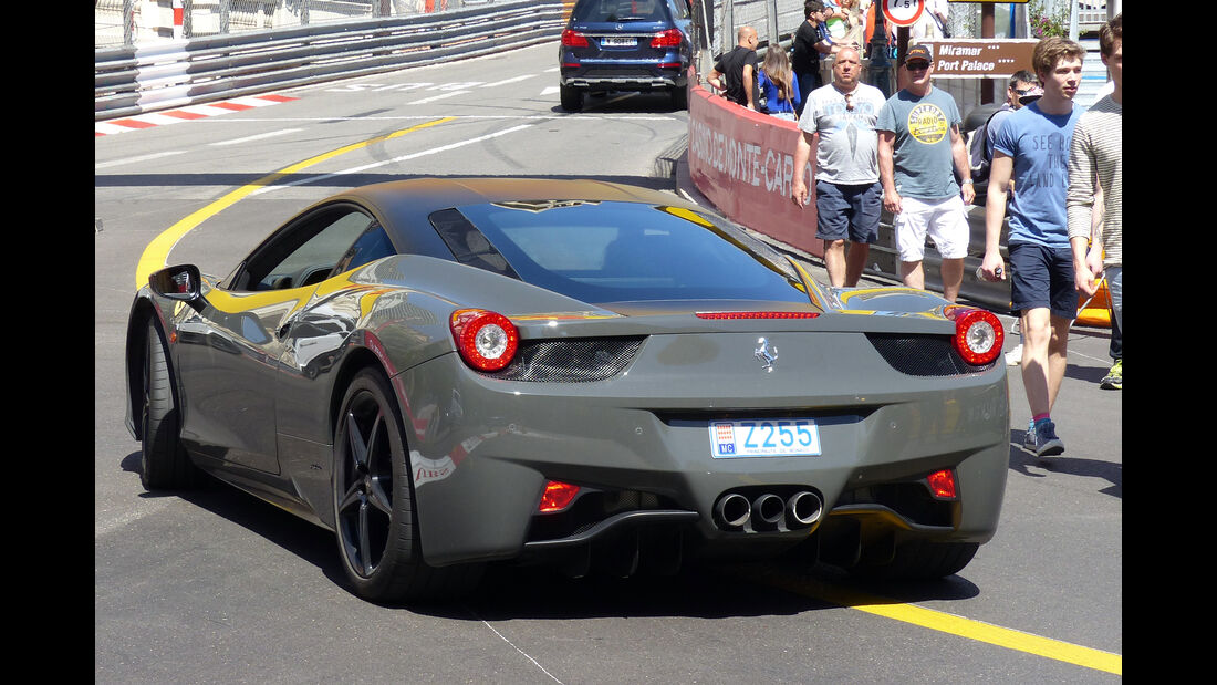Ferrari 458 -  Carspotting - Formel 1 - GP Monaco 2015
