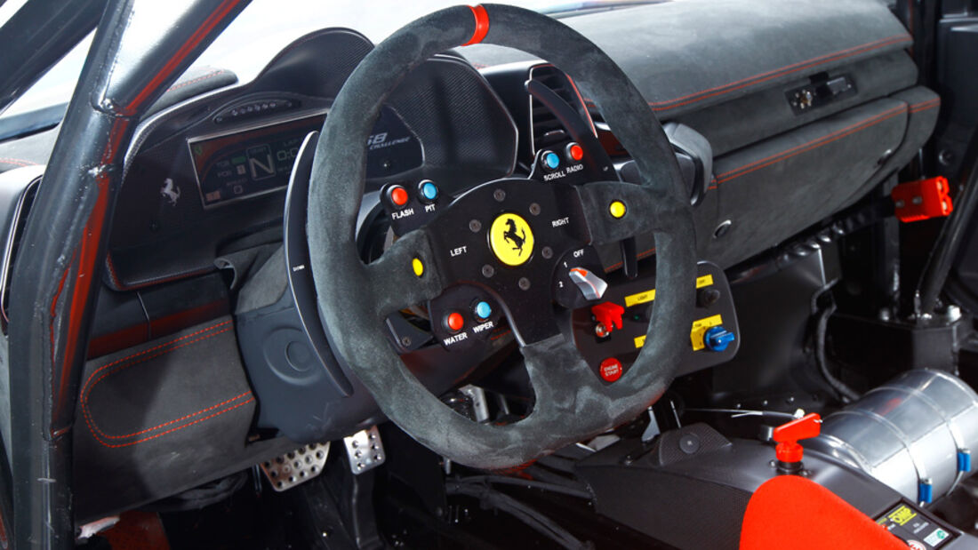 Ferrari 458 Challenge, Detail, Lenkrad