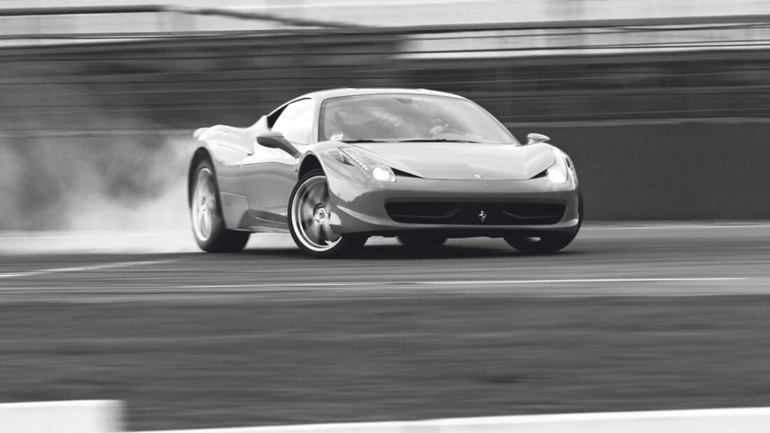 Ferrari 458 Italia, Frontansicht, Drift
