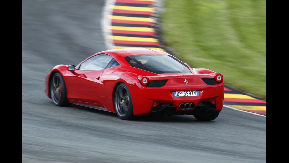 Ferrari 458 Italia, Heck