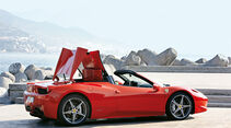 Ferrari 458 Italia Spider, Cabrio, Dachöffnung