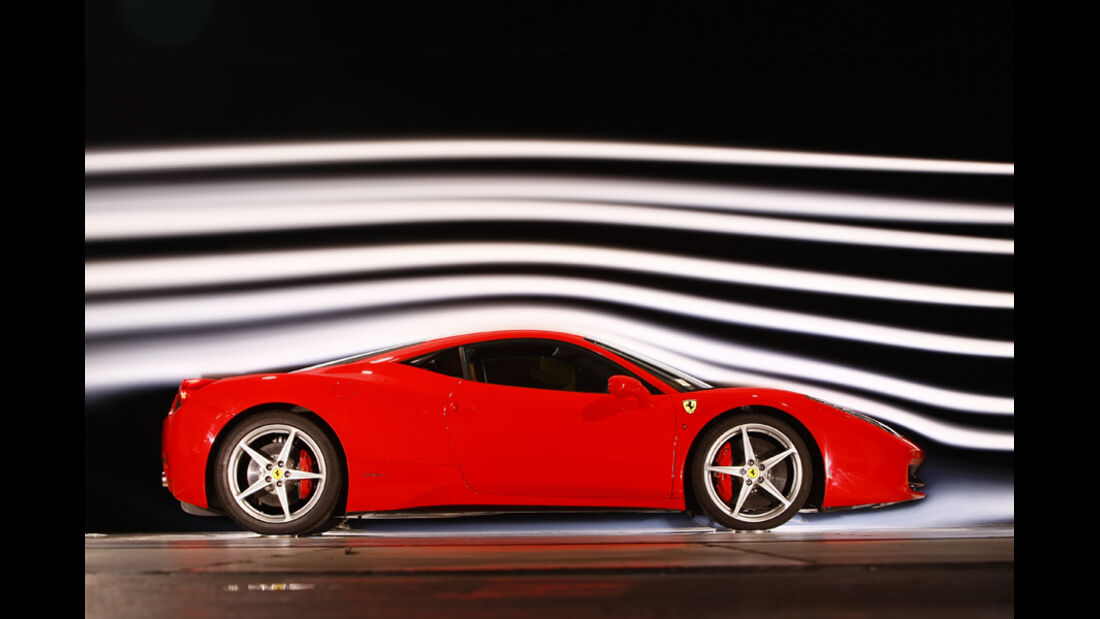 Ferrari 458 Italia Windkanal
