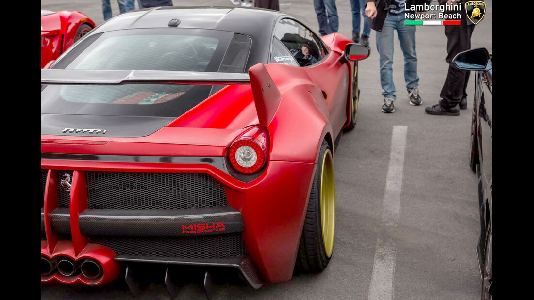 Ferrari 458 Misha Design - Supercar Show - Lamborghini Newport Beach