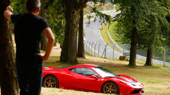 Ferrari 458 Speciale, Seitenansicht