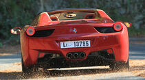 Ferrari 458 Spider, Heck