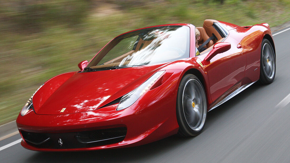 Ferrari 458 Spider, Seite