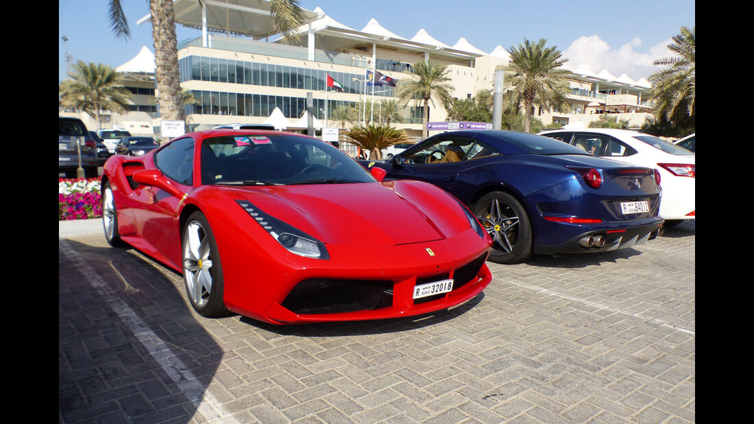 Ferrari 488 - GP Abu Dhabi - Carspotting 2015