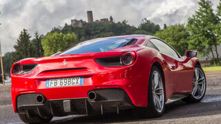 Ferrari 488 GTB, Heckansicht