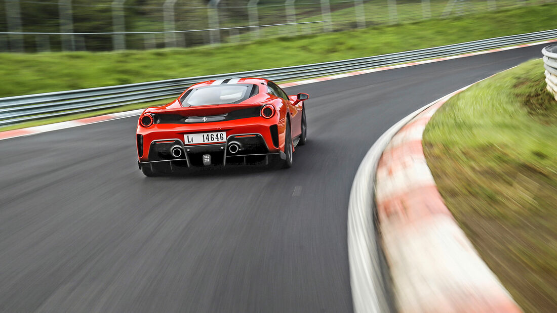 Ferrari 488 Pista - Sportwagen - Nürburgring - Nordschleife - Supertest