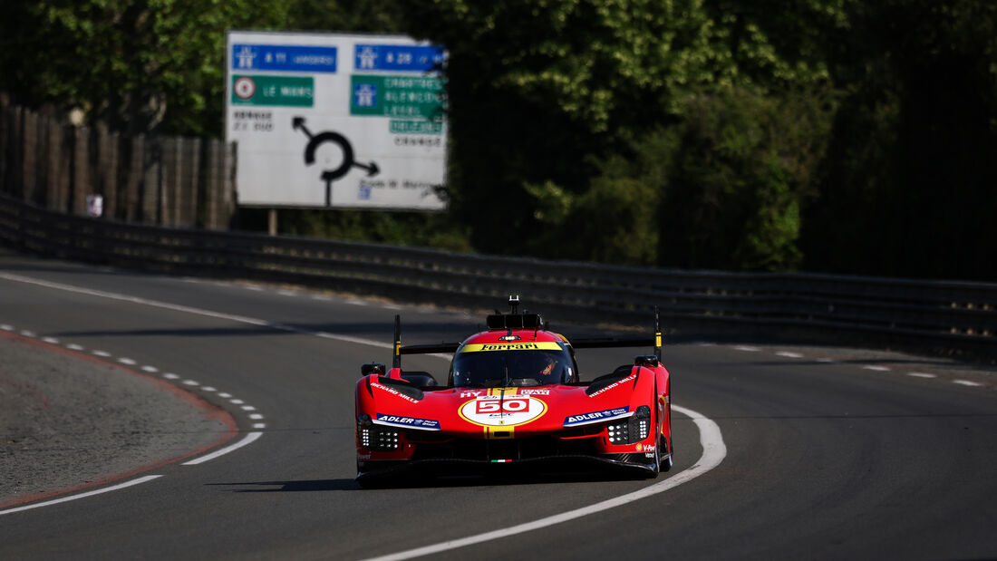 Ferrari 499P - Le Mans 2023 - Vortest