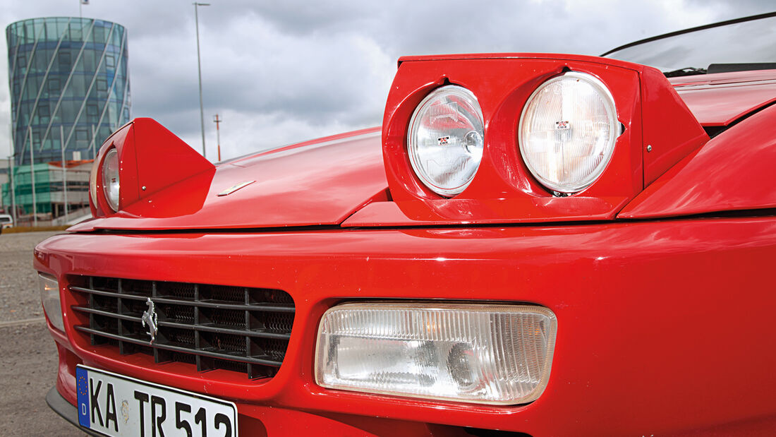 Ferrari 512 TR, Frontscheinwerfer