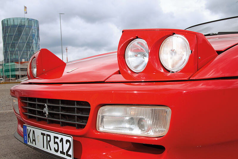 Ferrari 512 TR, Frontscheinwerfer