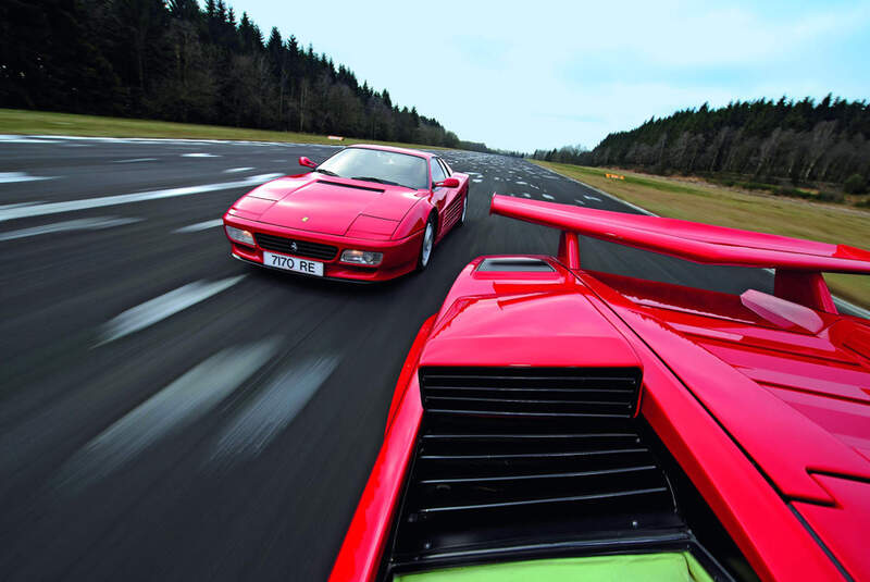 Ferrari 512 TR, Lamborghini Countach 5000 S (LP 500S)