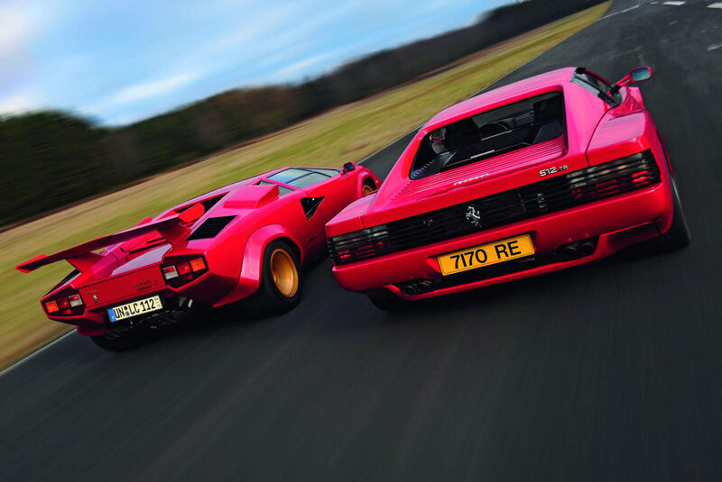 Ferrari 512 TR, Lamborghini Countach 5000 S (LP 500S)