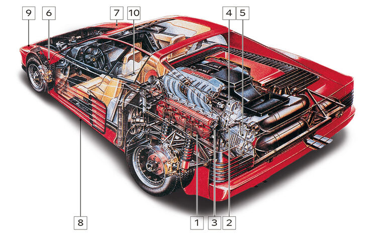 Ferrari 512 TR, Schwachstellen, Igelbild
