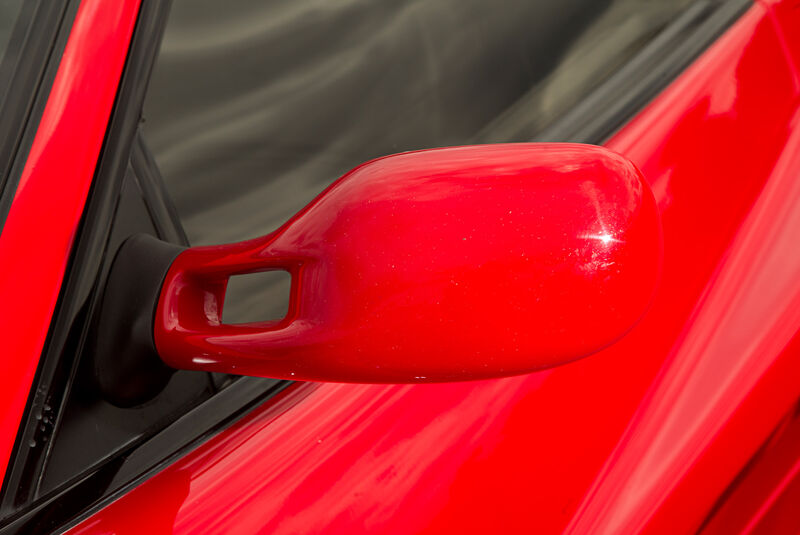 Ferrari 512 TR, Seitenspiegel