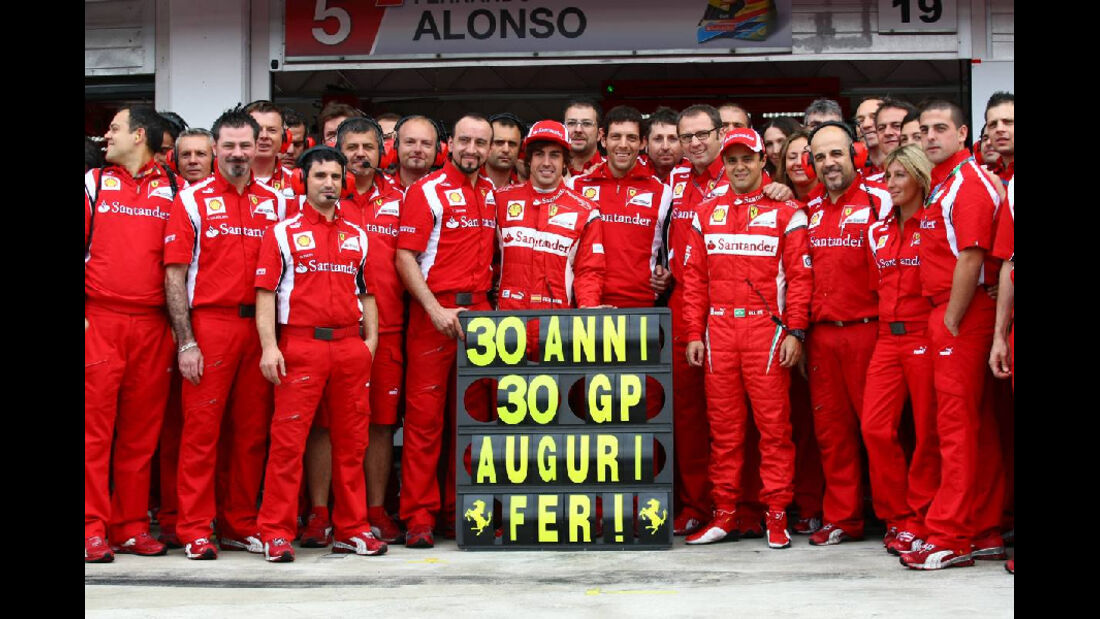 Ferrari Alonso Geburtstag - GP Ungarn - Formel 1 - 29.7.2011