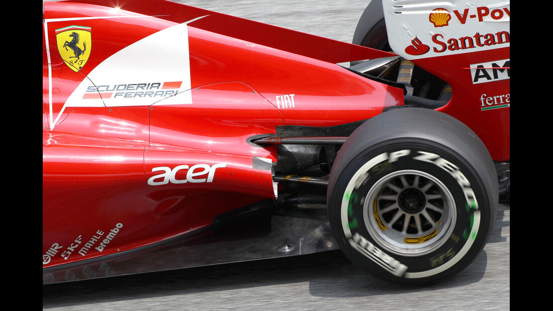 Ferrari Auspuff GP Australien 2012