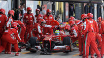 Ferrari - Boxenstopp - Formel 1 2013