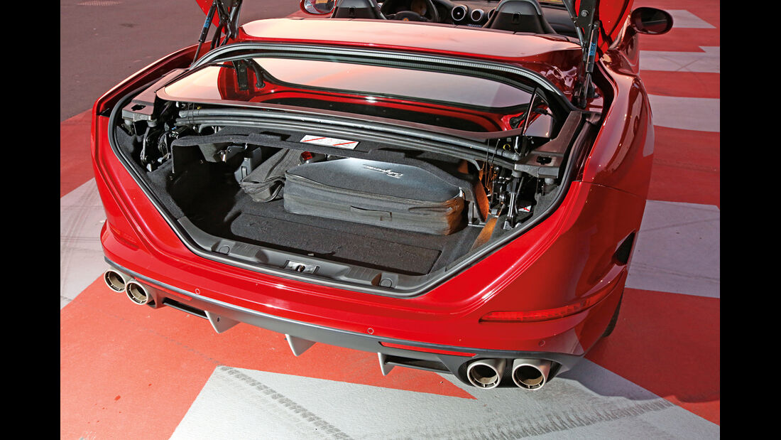 Ferrari California T, Kofferraum