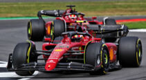 Ferrari - Carlos Sainz - Charles Leclerc - GP Großbritannien - Rennen - 03.07.2022
