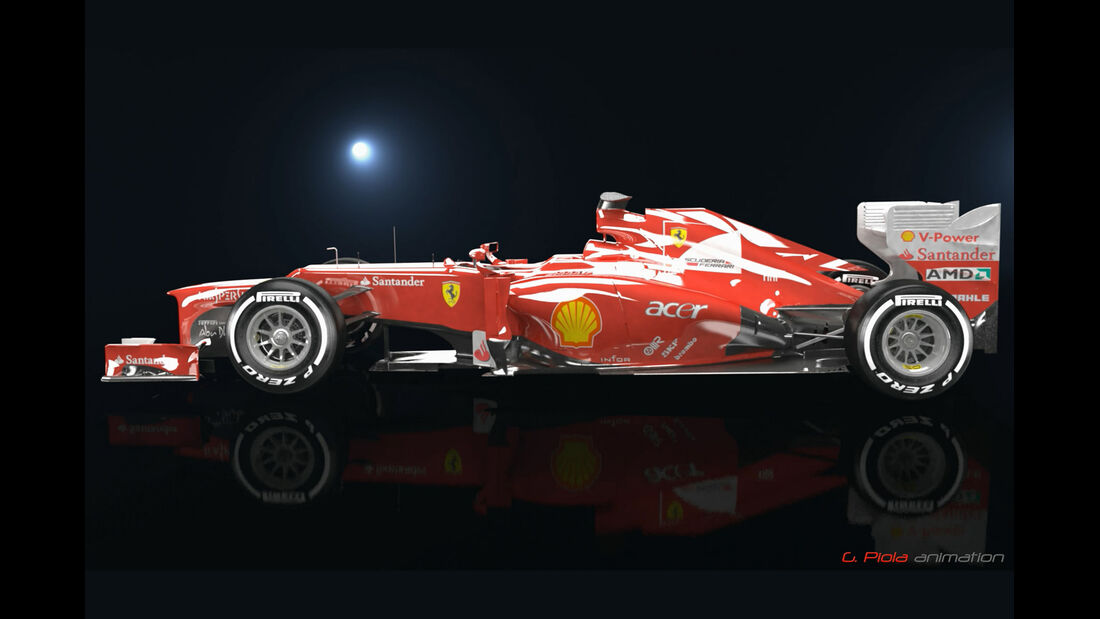 Ferrari DRS Pedal F2012 Piola Technik Animation